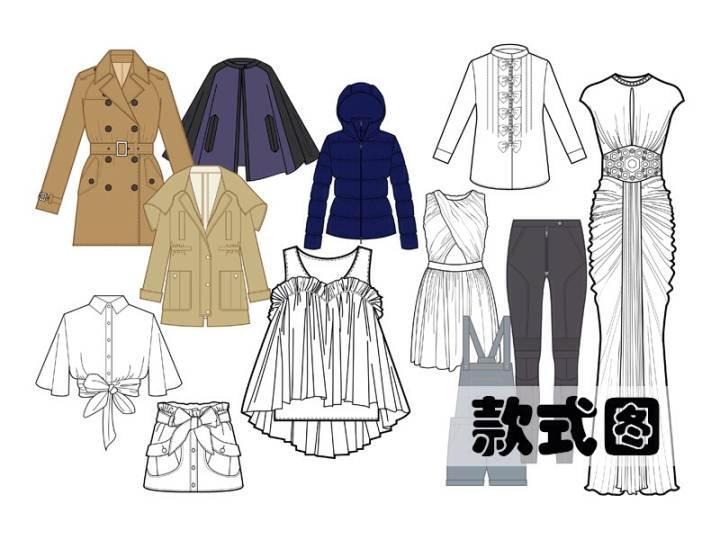 服装款式图 女装设计的艺术与灵魂
